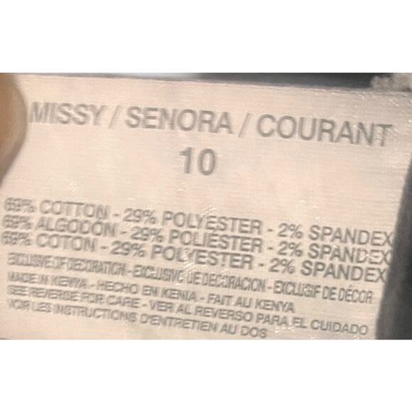 Gloria Vanderbilt Gabby Black Denim Bootcut Size 10 - Picture 6 of 6